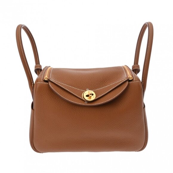 HERMES Lindy 26 Gold bag - Picture 1 of 12